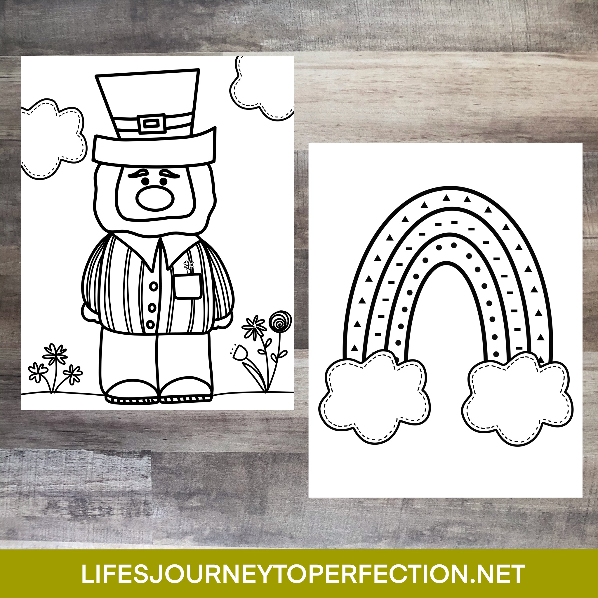 Life's Journey To Perfection: Super Fun St. Patrick's Day Coloring Pages
