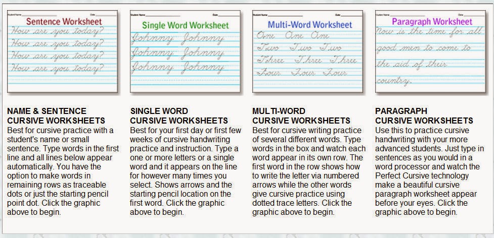Script Handwriting Worksheets | Hand Writing