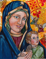 image of Our Lady of Perpetual Help, contemporary religious painting