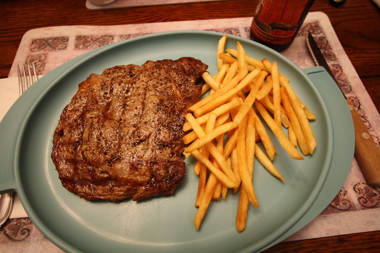 The Roediger House: Meal No. 1935: Grilled Ribeyes and French Fries