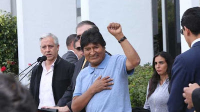 "El presidente de México me salvó la vida": Evo Morales