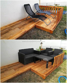 Ideas DIY para la terraza del jardín o deck de madera