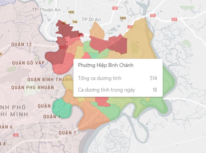 Cách xem mình thuộc vùng xanh, vàng cam hay đỏ trên bản đồ Covid 19 1