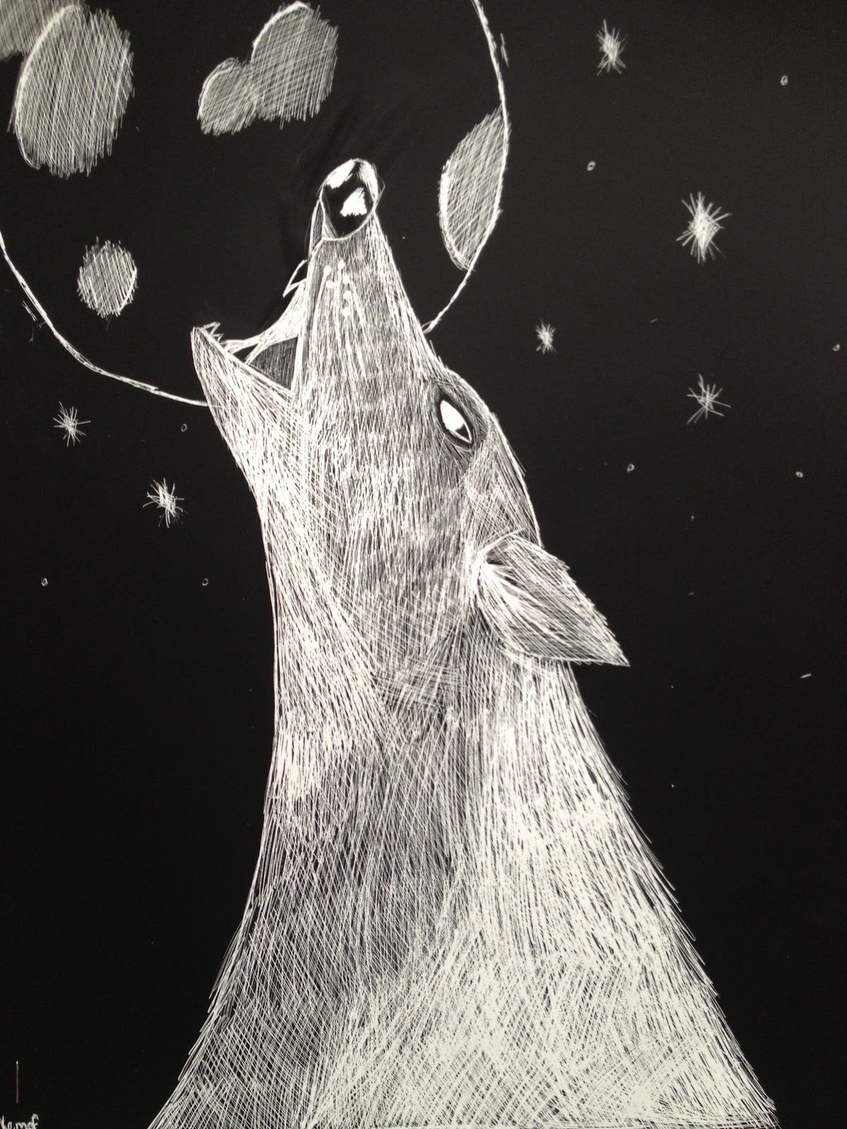 ART with Mrs. Garrett! Scratch Art Animals