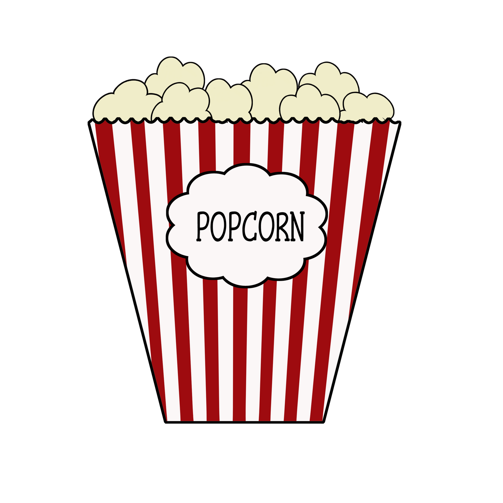 free clipart popcorn bag - photo #4