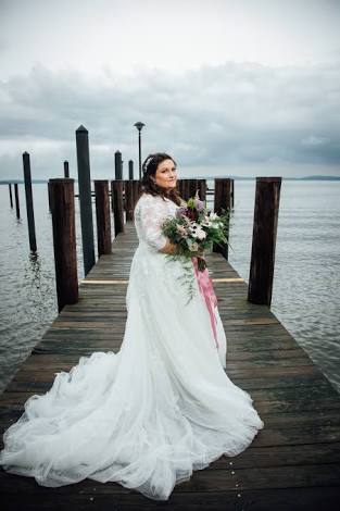 Ocean Cruise Beach Photos Full Figure Brides Wear Shoes Wedding
