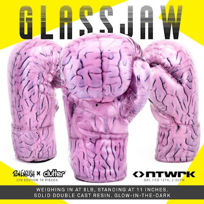 The Glass Jaw Resin Figure by Ron English x Clutter x NTWRK