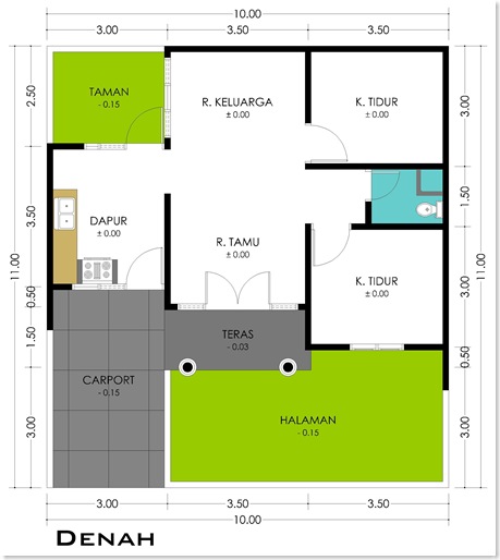   denah rumah minimalis modern denah rumah minimalis lantai 2 b