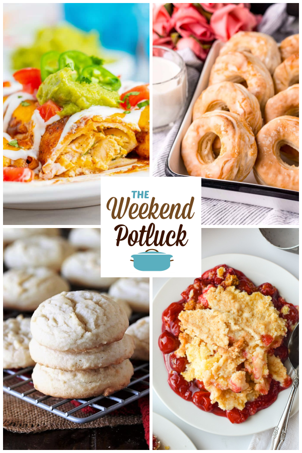 South Your Mouth Cherry Cheesecake Dump Cake Weekend Potluck 466