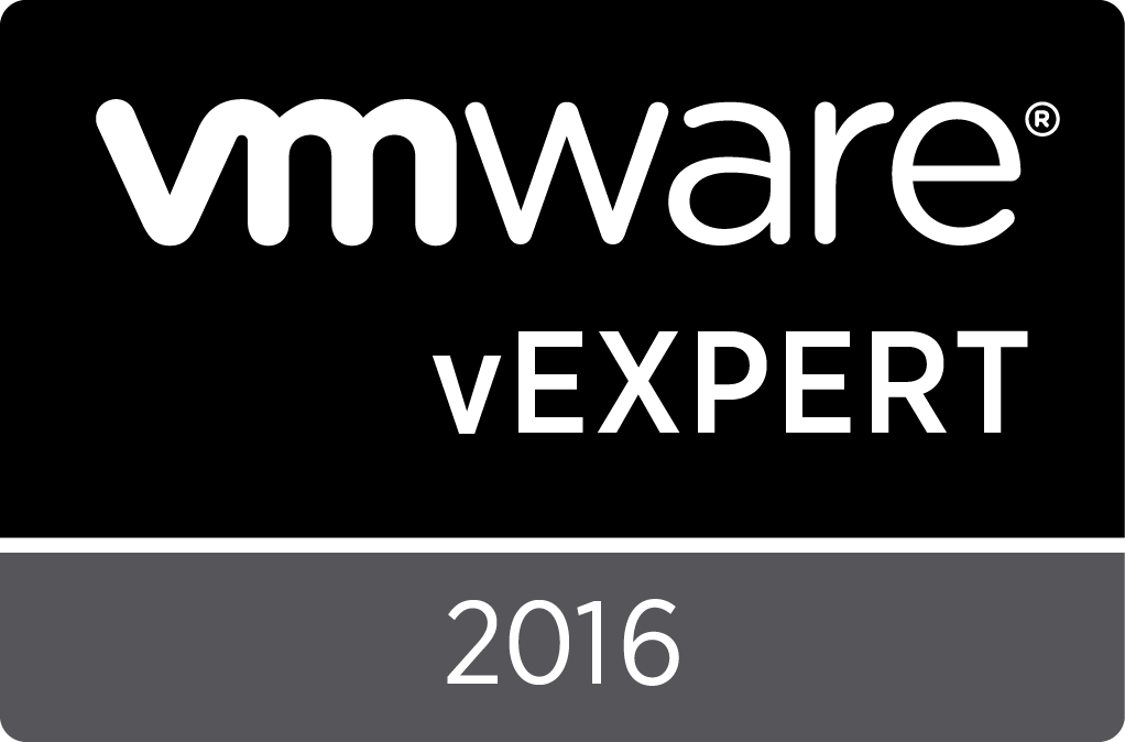 vExpert Award 2016