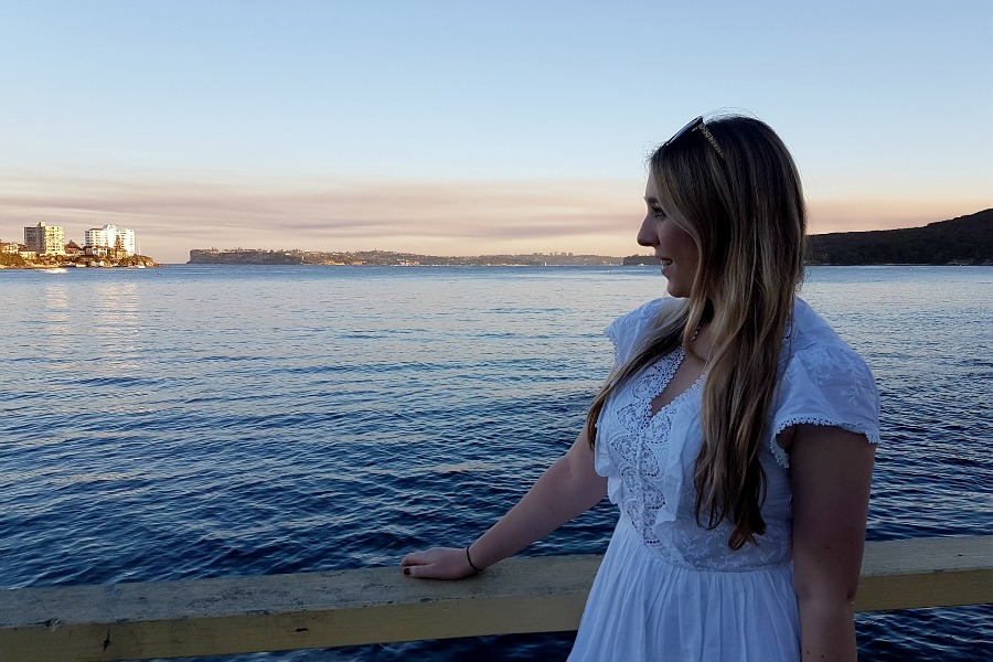 Sydney blogger Catherine Lux of Lux Life at Manly Pavilion Sydney