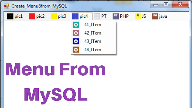 VB.Net Create Menu Using MySQL
