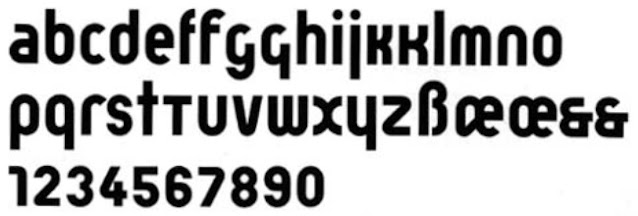 Design de tipografia sem serifas