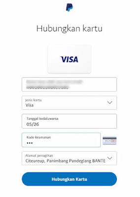 Cara Verifikasi PayPal Dengan VCC