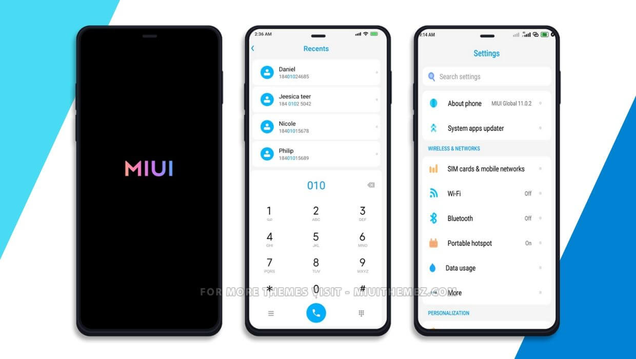 После обновления miui