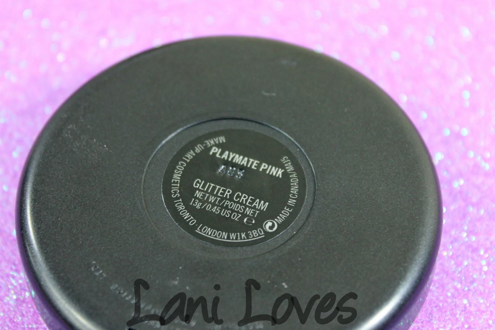 MAC For Playboy - Playmate Pink Glitter Cream Swatches & Review