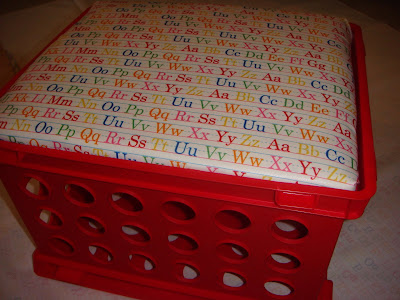 Red File Storage Crate