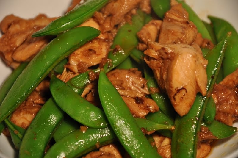 Slice of Rice: Five-Spice Chicken with Sugar Snaps