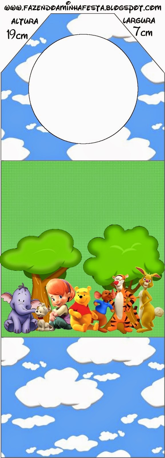Free Printable Book Marks of Winnie the Pooh.