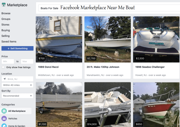 Facebook Marketplace Near Me Boat | Facebook Buy And Sell Boat - How To List Your Boat For Sale ...