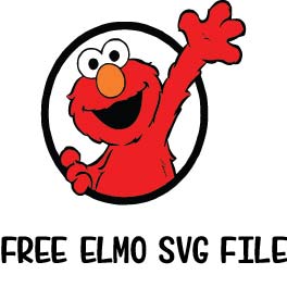 Free Elmo Svg File - www.my-designs4you.com