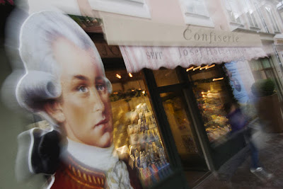 Advertisement of Mozart, Austria