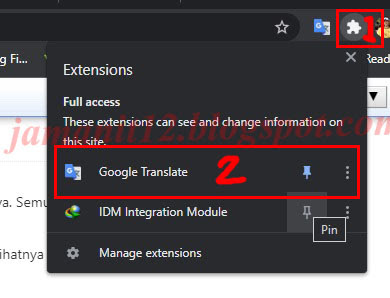 Extender перевод. Chrome переводчик.