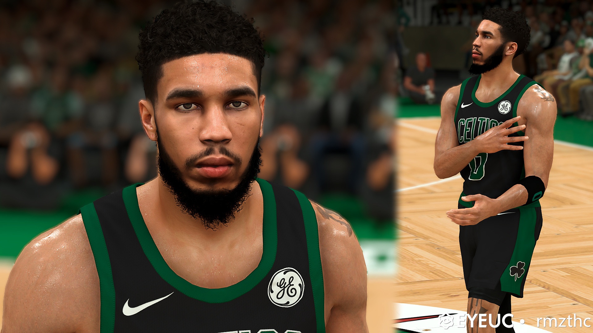 NBA 2K21 Jayson Tatum Cyberface and Body Model V3