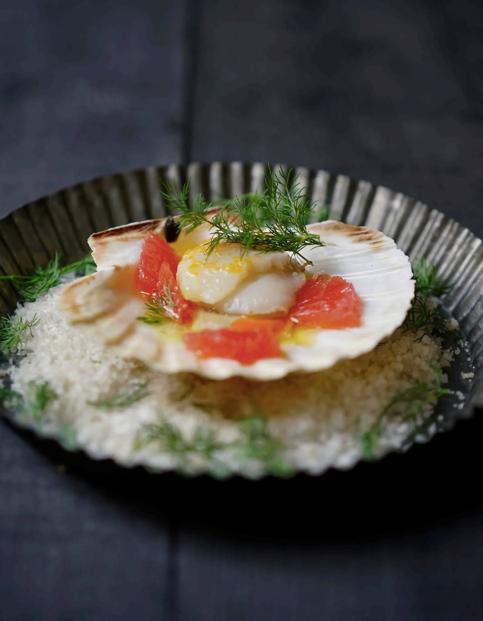 Coquilles St Jacques au beurre d'orange