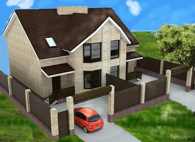 duplex house interior and exterior photos and plan