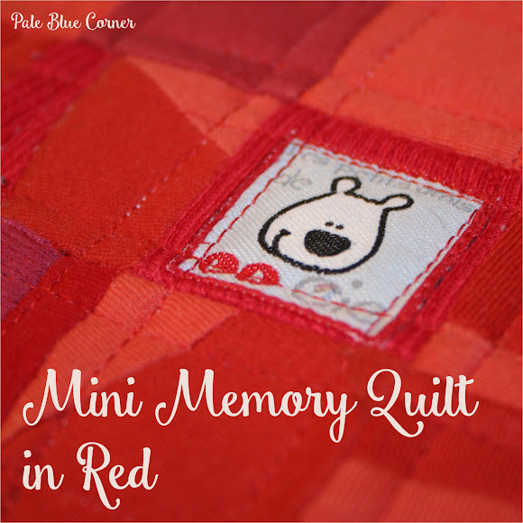 Mini Memory Quilt in Red