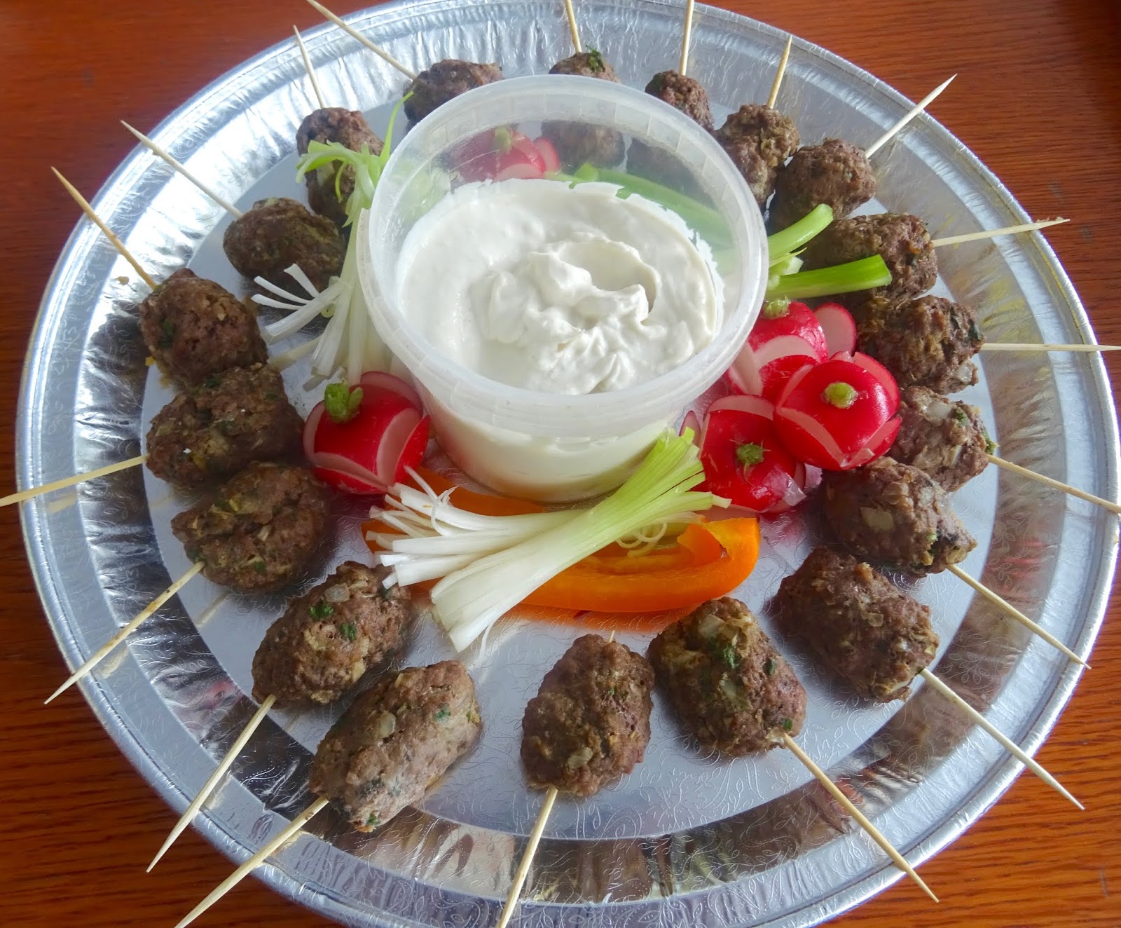 67 going on 50… HOLIDAY CANAPES MINI SPICED BEEF KOFTAS,low fat/carb