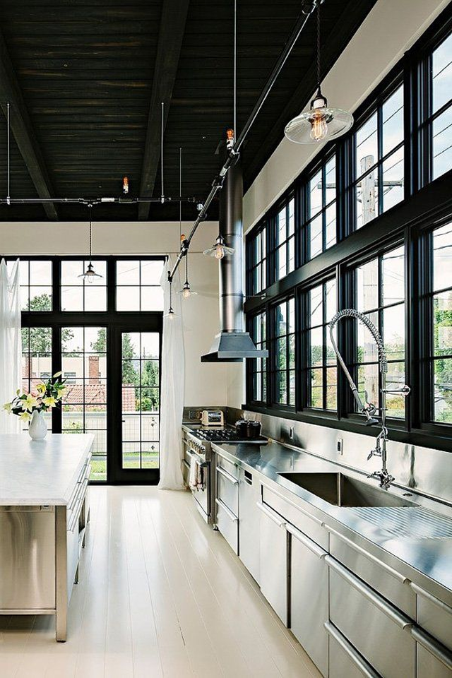 25 ideas para una cocina de estilo industrial