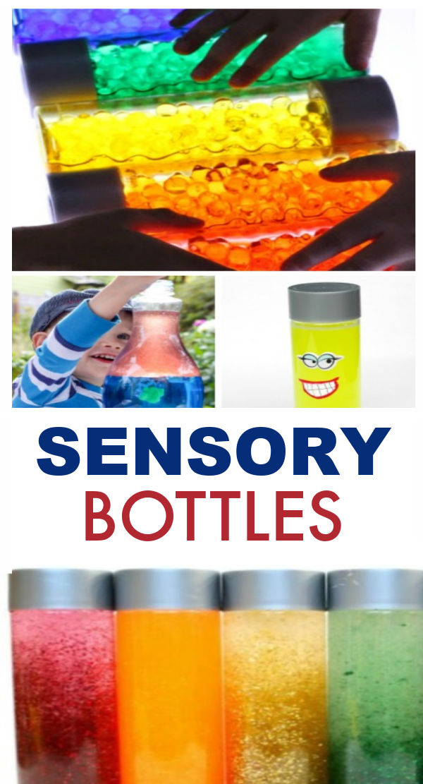 Rainbow Discovery Bottle for Sensory Play and Exploration