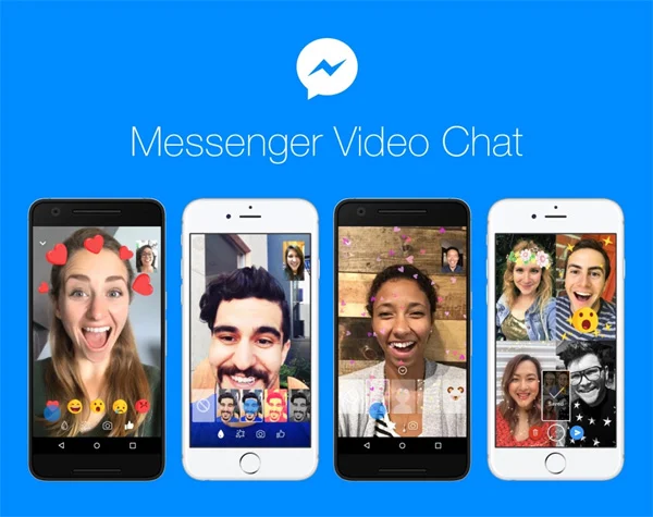 Business, Technology, Kaliforniya, World, News, Facebook, Messenger doubled its real-time video chats to 17b in 2017.