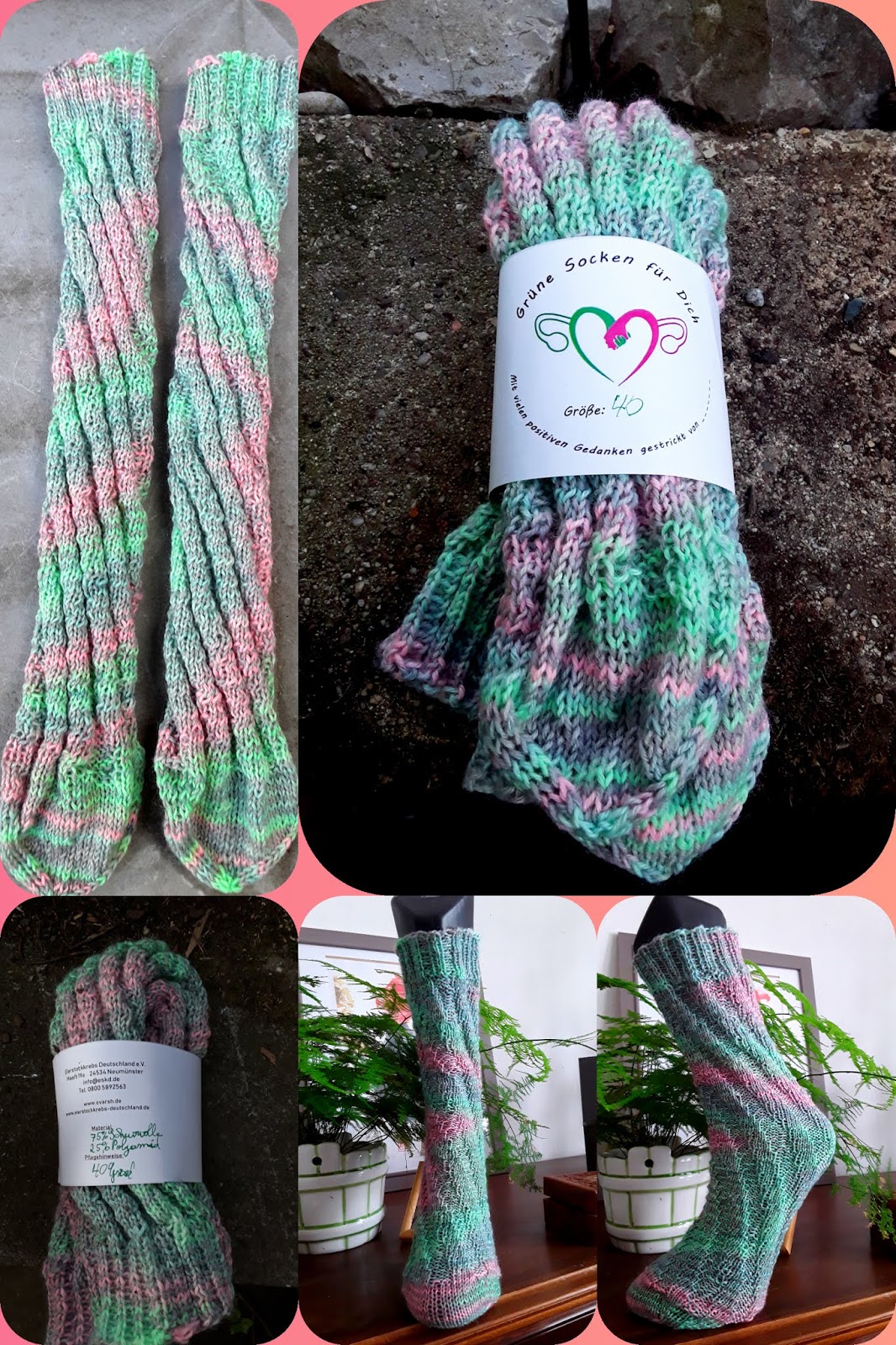 Größentabelle Socken Stricken 4 Fädig Lana Grossa Meine Handarbeiten