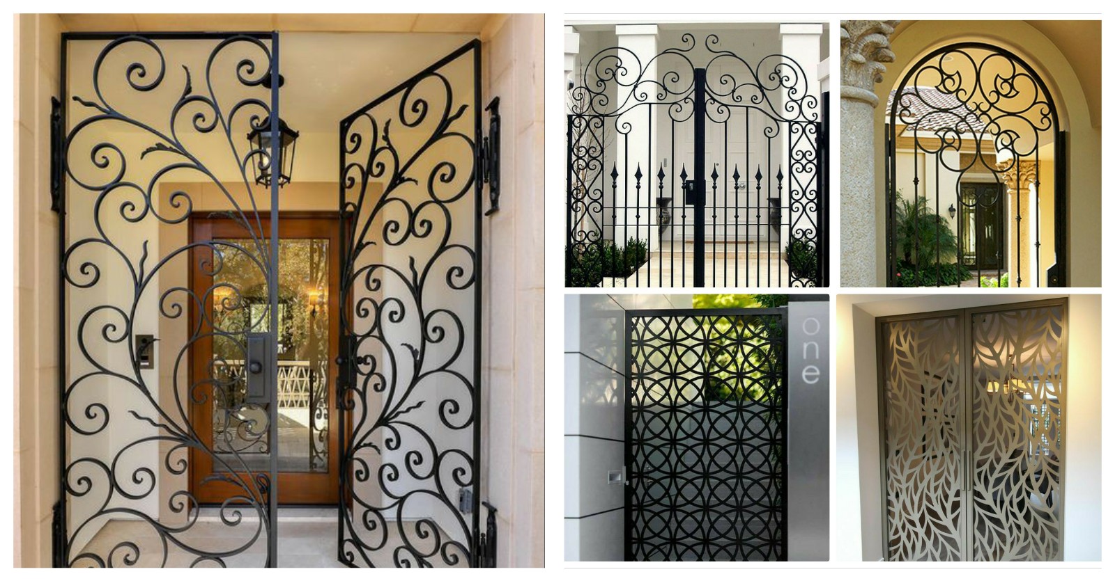 comentario Íntimo Creo que Mi Fiesta Creativa: Transforma la entrada de tu casa con estas puertas de  hierro forjado