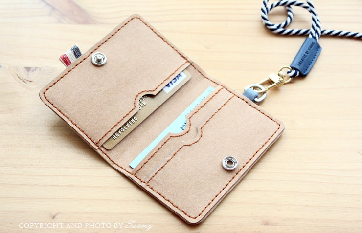 Simple DIY Faux leather wallet gift card holder, perfect gift.