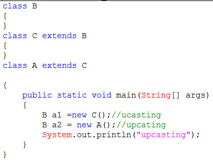 .NET \ JAVA TUTORIAL: Auto upcasting