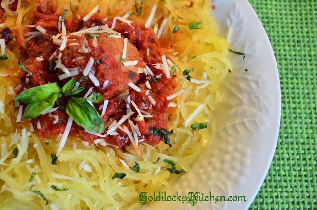 Spaghetti Squash Marinara – The Goldilocks Kitchen