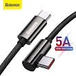 Cáp sạc Type C to Type C 100W Baseus Legend Series Elbow Fast Charging Data Cable 