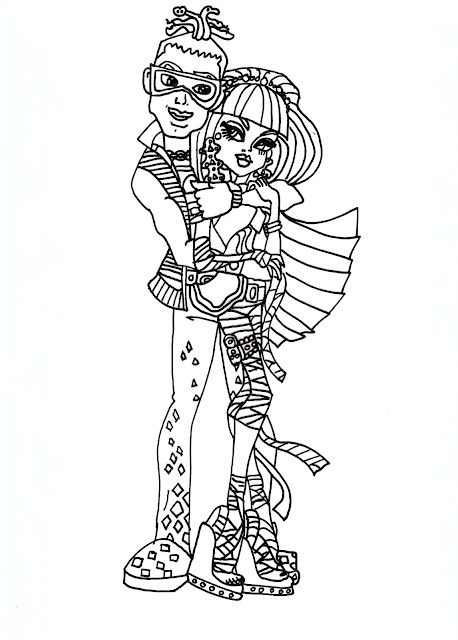 All About Monster High Dolls: Cleo De Nile Free Printable Coloring Pages