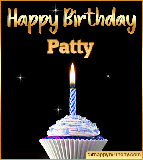 Happy Birthday Funny Gif With Name ▷ Wish Happy Birthday Gifs With Name Patty