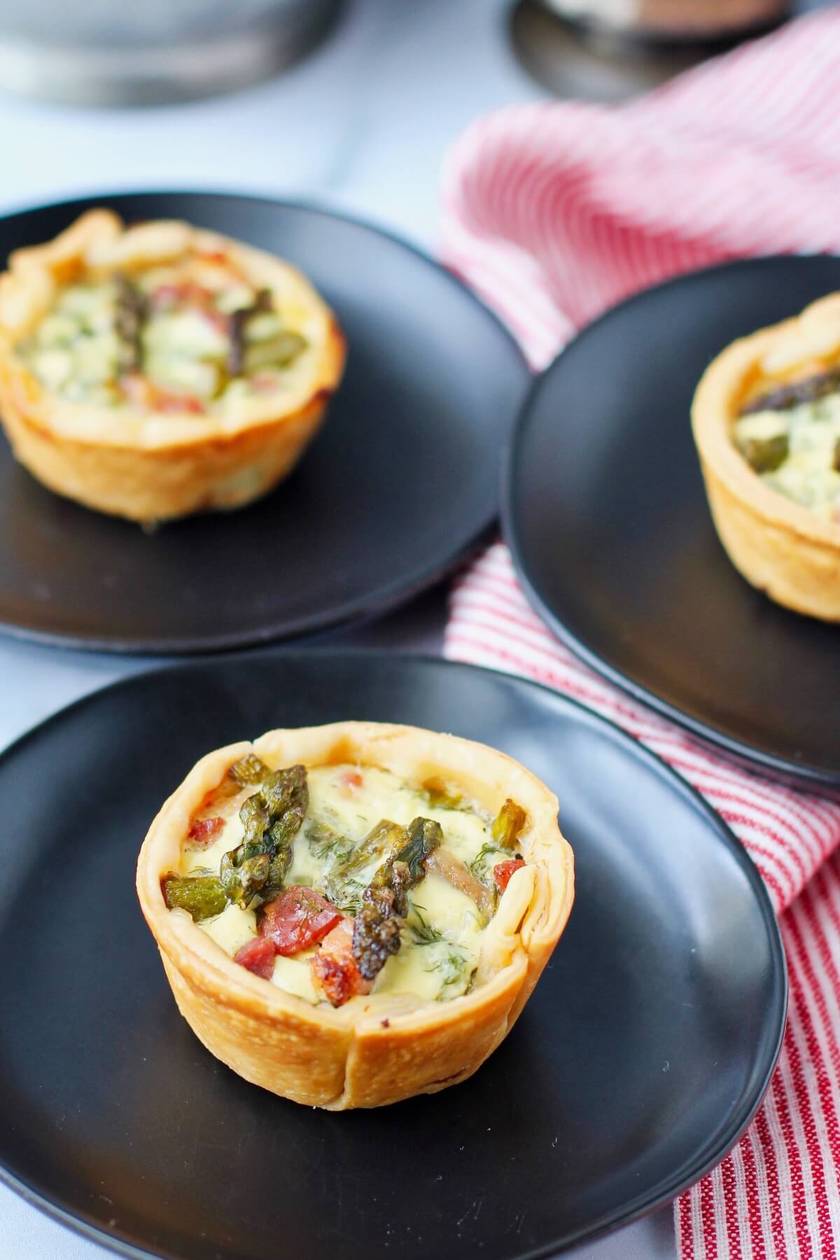 Pancetta and Asparagus Tarts Karen's Kitchen Stories