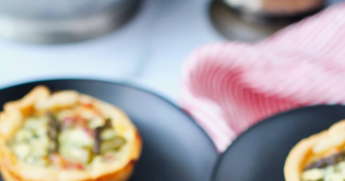 Pancetta and Asparagus Tarts Karen's Kitchen Stories