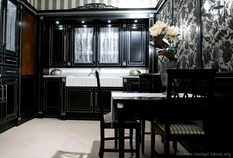 Cabinets For Kitchen Black With Diffe Ideas