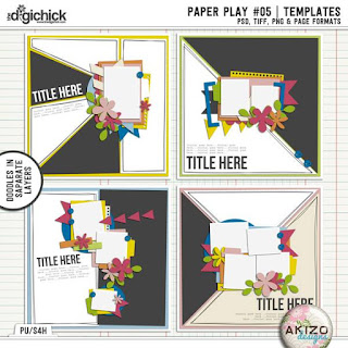 Template - Paper Play 05 by Akizo Designs