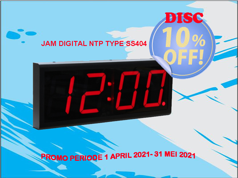 SARANA SISTEM MIKRO JAM DIGITAL NTP 7 SEGMENT