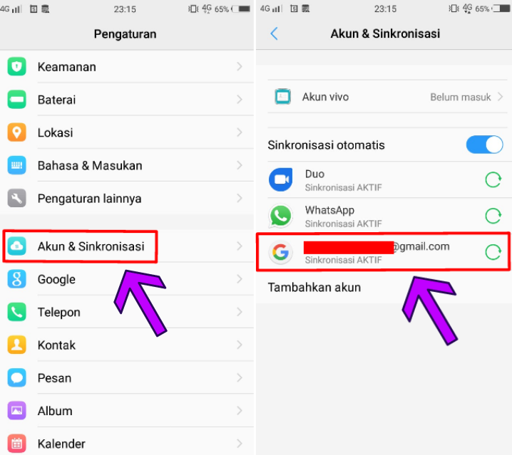 Cara Menghapus Salah Satu Akun Gmail Di Hp Android - Data Hp Terbaru