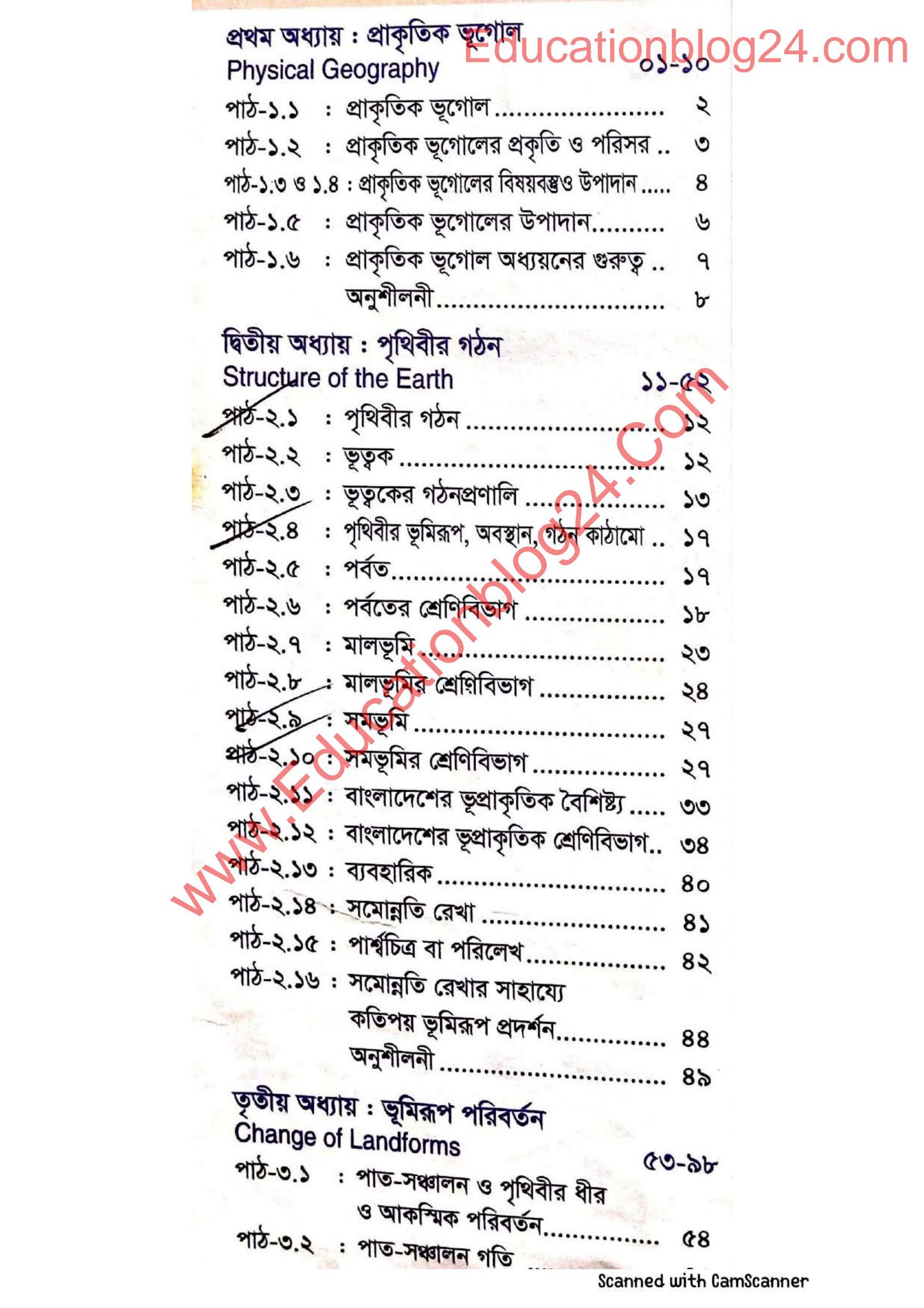 Hsc geography book PDF এইচএসসি/উচ্চ মাধ্যমিক ভূগোল বই pdf download